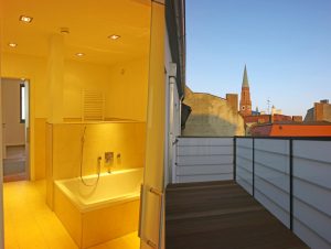 kleine Wohnanlage in Straubing